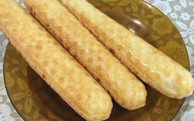Pão de queijo de sanduicheira