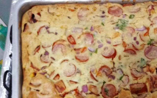 Torta fácil de salsicha