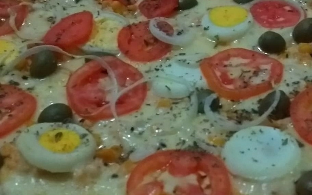 Pizza de massa árabe