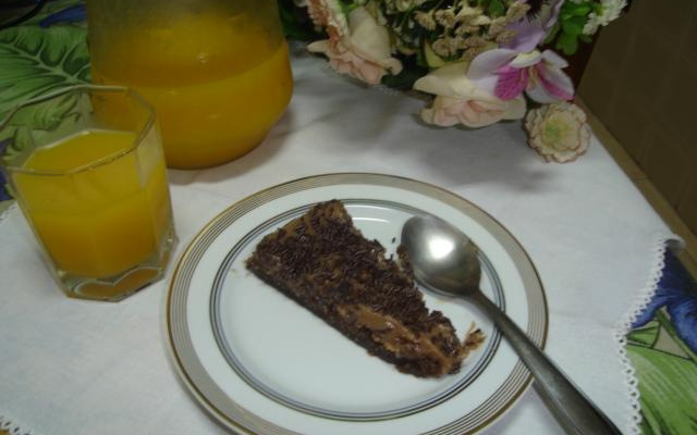 Bolo de chocolate no micro-ondas