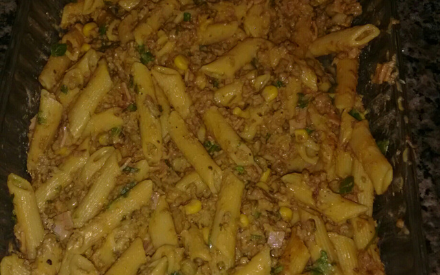 Macarrão na panela de pressão