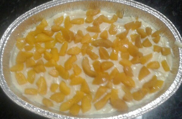 Pavê de pêssego fácil