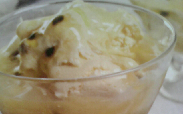 Sorvete de maracujá