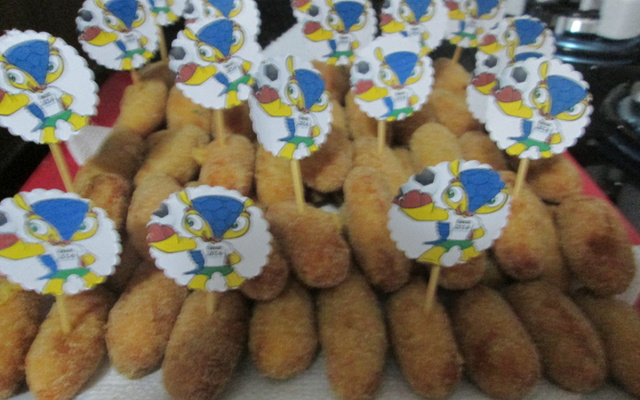 Croquete de milho verde