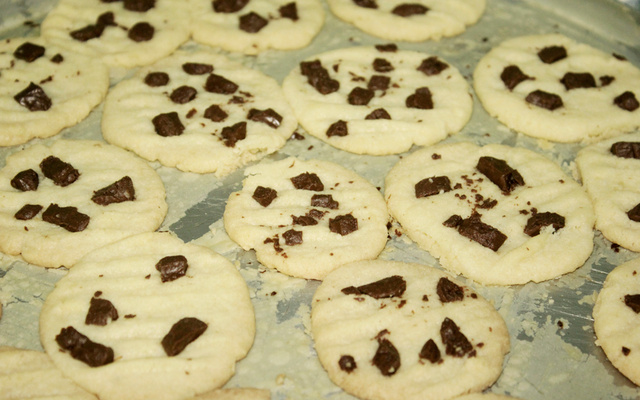 Cookies pingos de chocolate