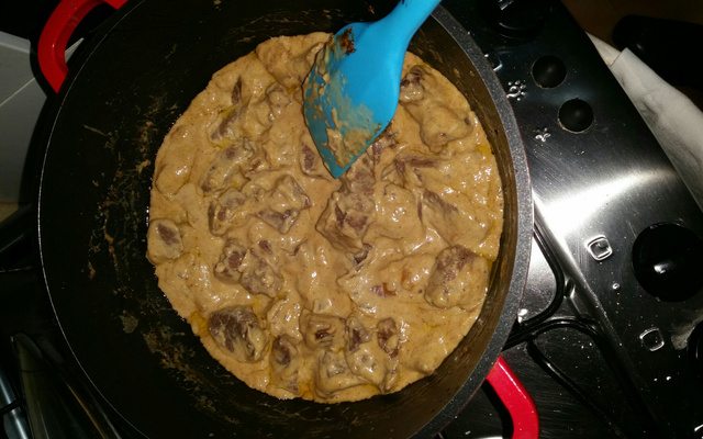 Filé mignon ao molho de gorgonzola