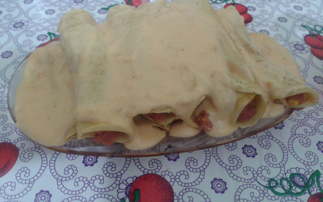 Panqueca de calabresa