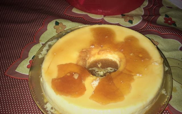 Pudim de micro-ondas