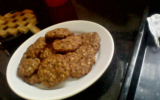 Cookie de aveia com banana