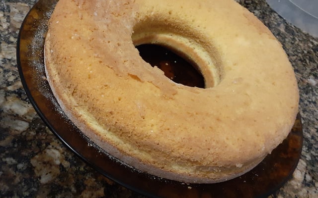 Bolo de fubá de liquidificador super fofo