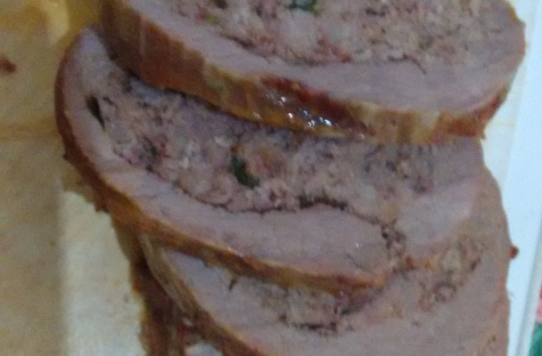 Lagarto recheado suculento