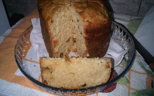 Panetone na panificadora