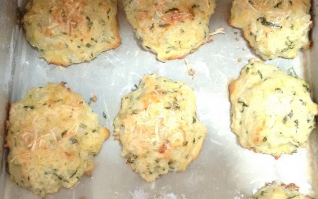 Bolinho de arroz assado
