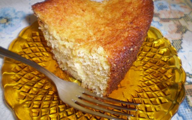 Bolo de farinha de milho da Lú