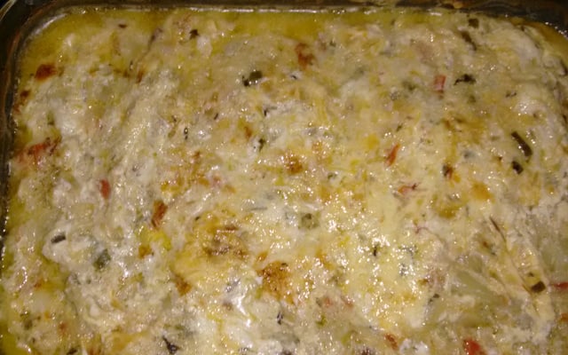 Bacalhau gratinado