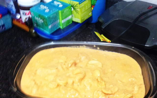 Estrogonofe de camarão