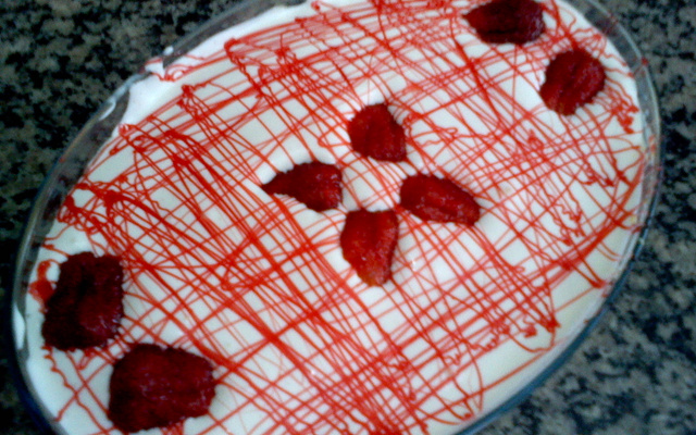 Pavê de morango