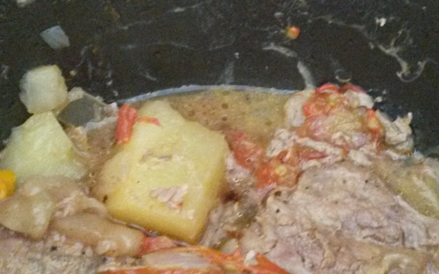 Bife na panela elétrica de arroz