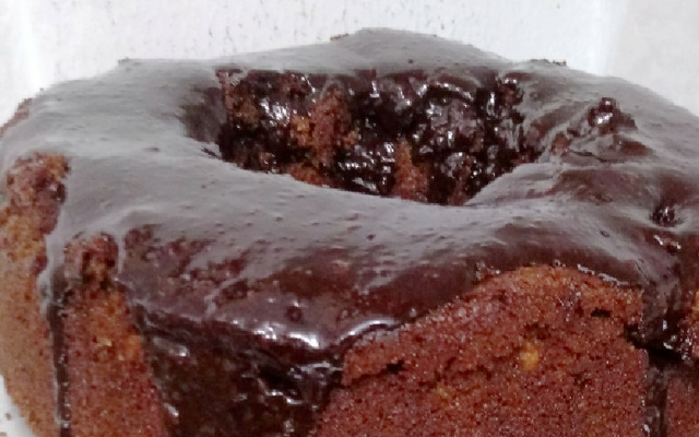 Bolo de biscoito recheado de chocolate