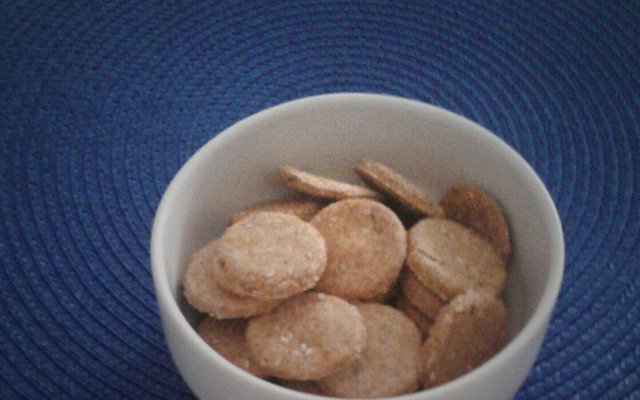 Biscoito salgado 100% integral