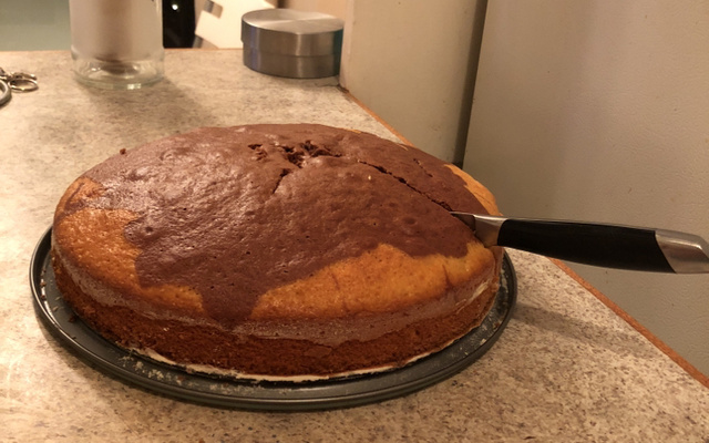 Bolo mármore fofinho