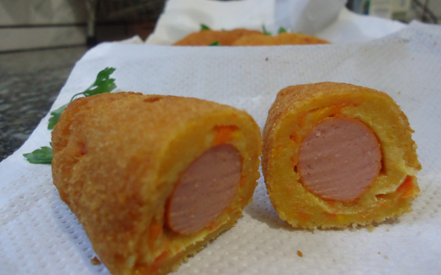 Salgadinho cenourinha surpresa