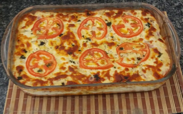 Lasanha de carne moída