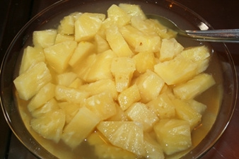 Abacaxi em calda