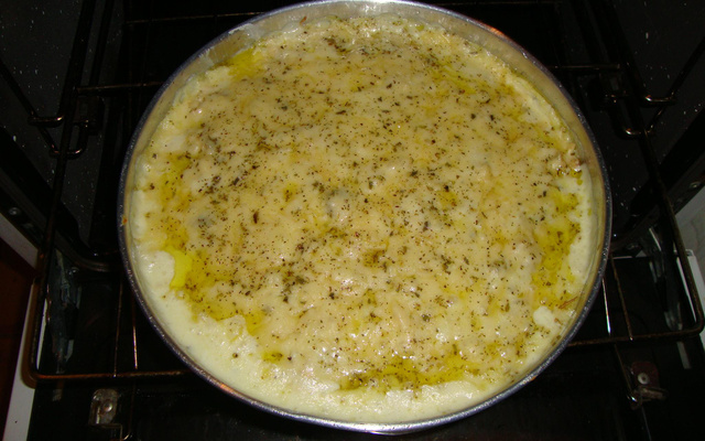 Purê de batata com frango