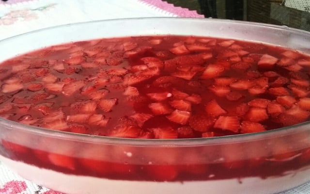 Sobremesa de morango