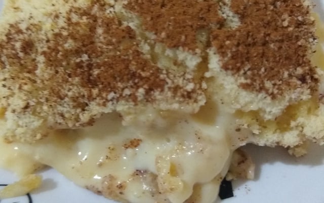 Bolo farofa de banana