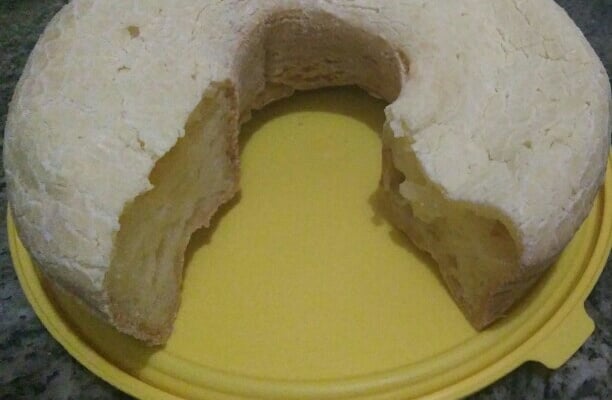 Bolo de tapioca com queijo