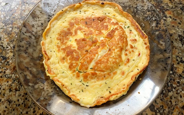 Crepioca - Pão de queijo de frigideira