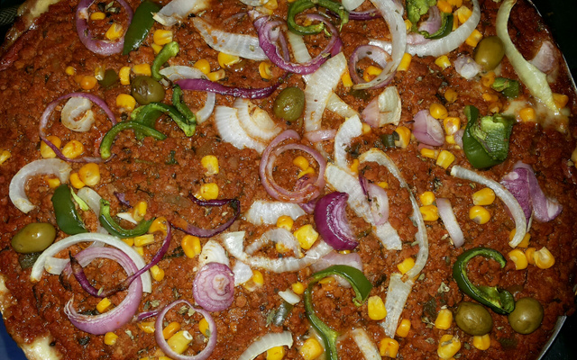 Massa de pizza de liquidificador