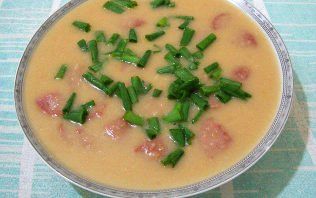 Caldo de feijão branco