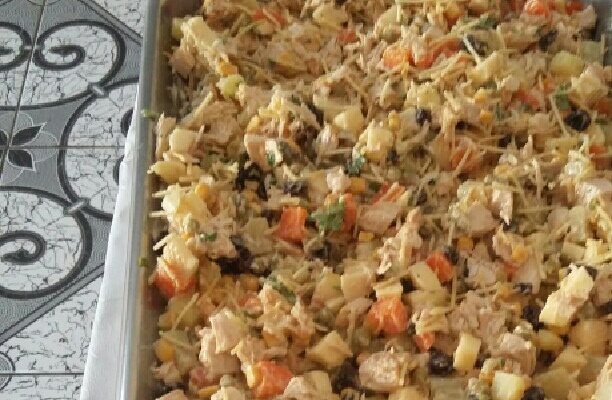 salpicão simples de frango