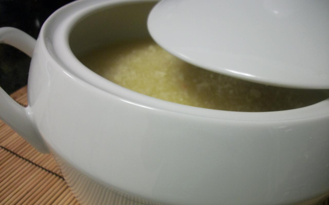 Sopa creme de mandioquinha