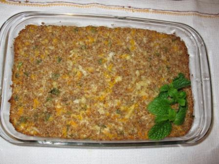 Quibe vegetariano assado