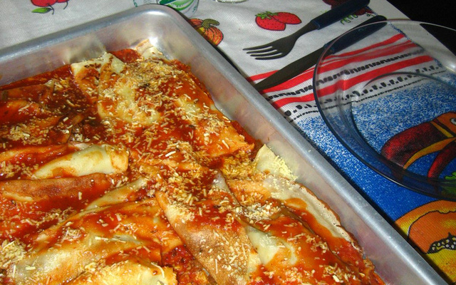 Panqueca de carne de soja