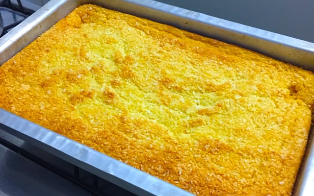 Bolo de milho natural