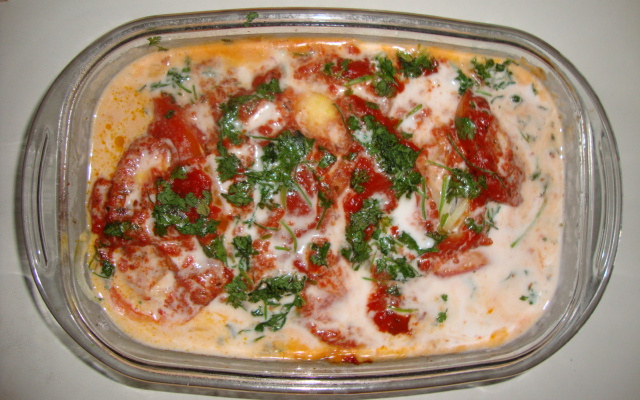 Moqueca de peixe no microondas