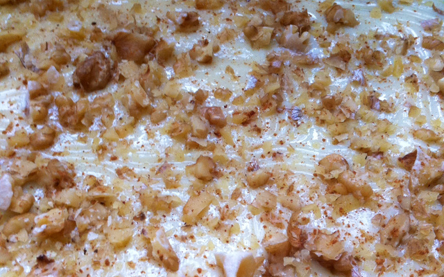 Bolo indiano com nozes da Má