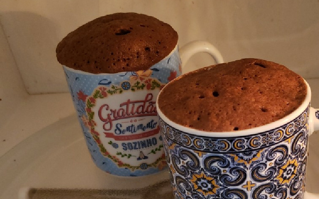 Bolo de Caneca no micro-ondas