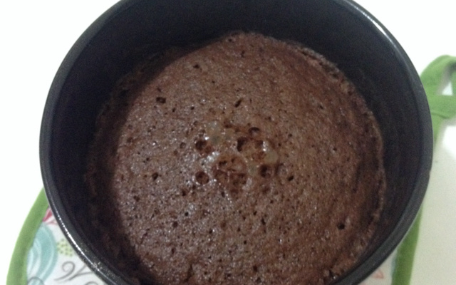 Bolo de caneca sem fermento