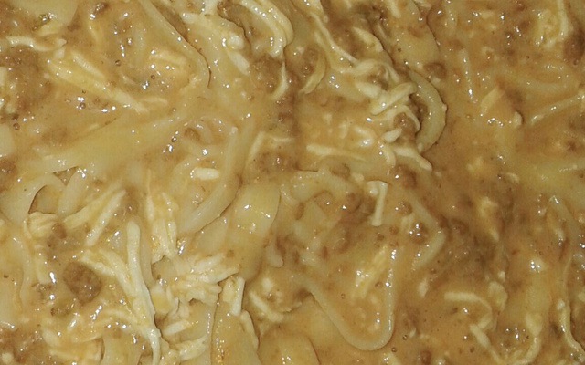 Macarronada de carne moída