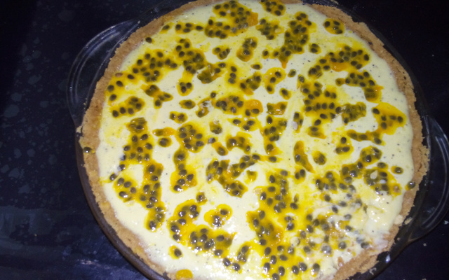 Torta mousse de maracujá