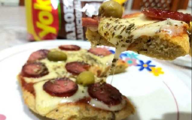 Pizzarofa de linguiça calabresa