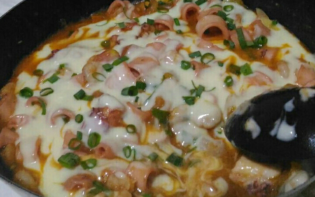 Lula recheada com camarão e catupiry