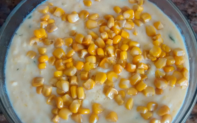 Creme de milho verde