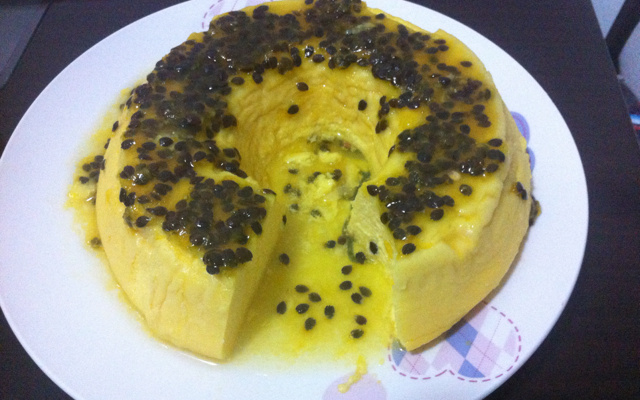 Pudim de maracujá